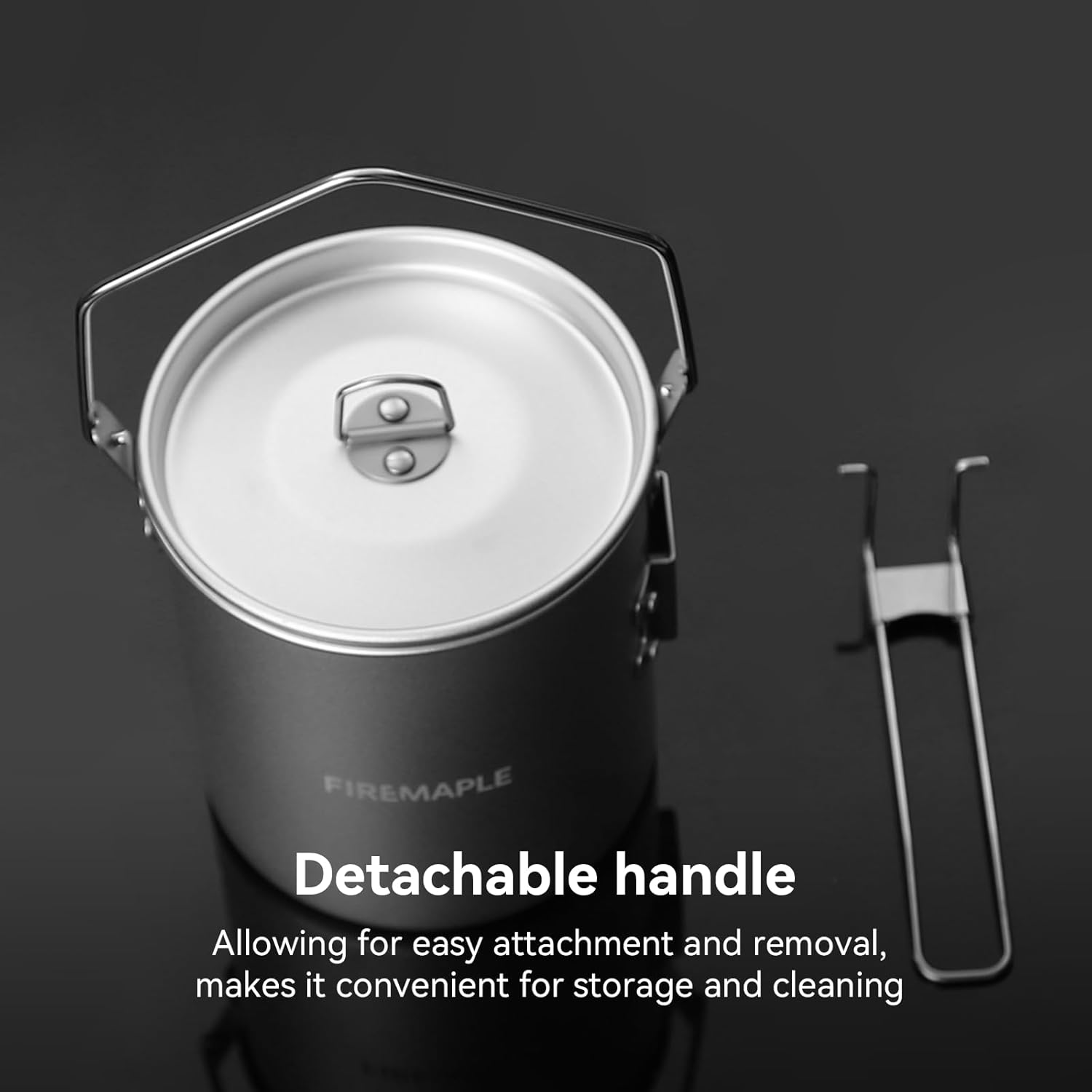 FireMaple Frost popote aluminium 900ml solo