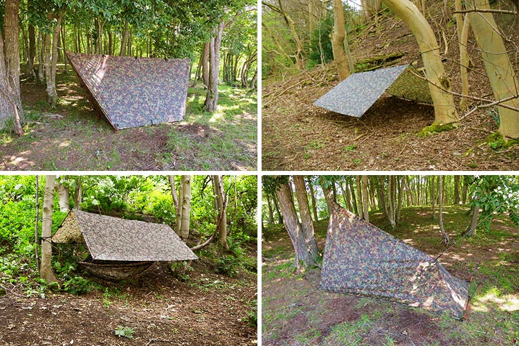 DD Hammocks Tarp 3x3 Bache Multicam Etanche