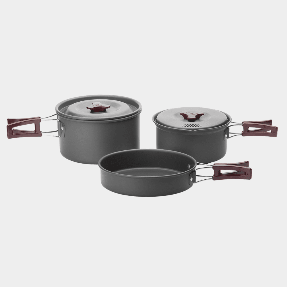 FireMaple FMC-202 popote camping alu 3 pièces 2-3 pers