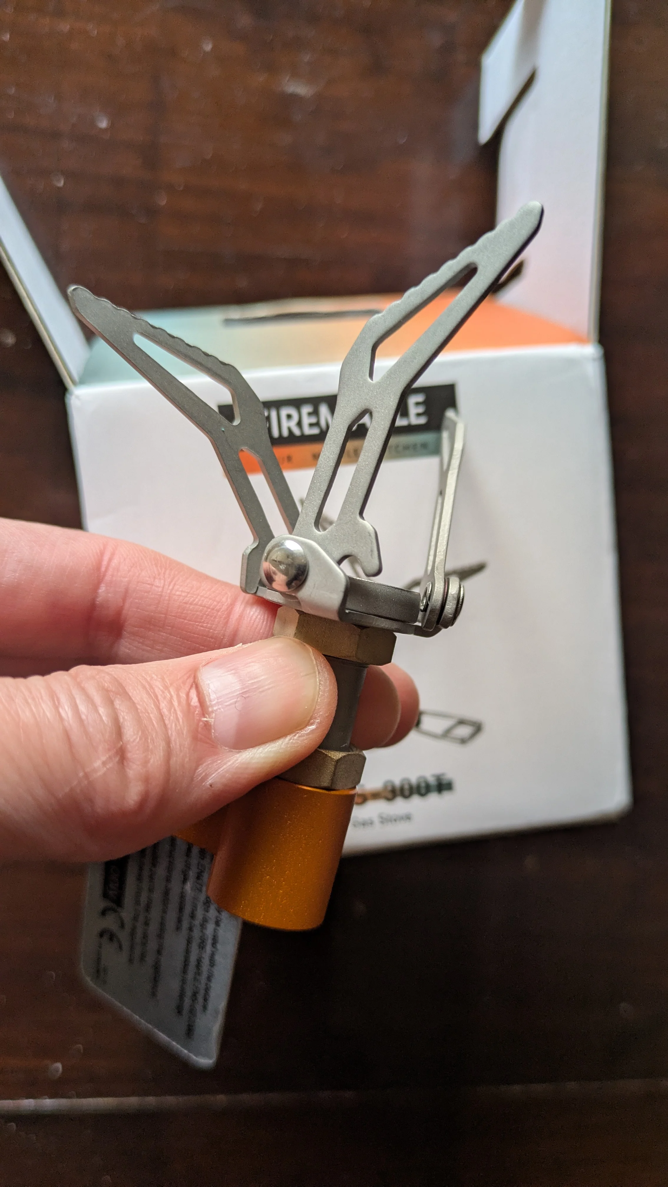 FireMaple FMS-300T réchaud gaz titane 45 g orange