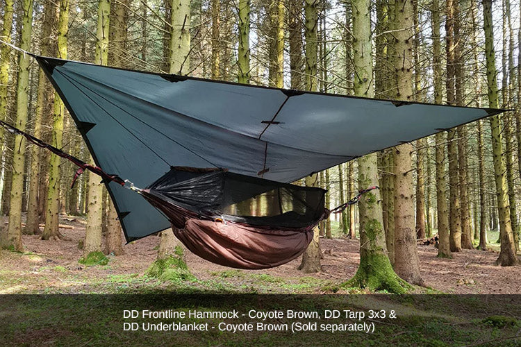 DD Hammocks Underblanket isolation hamac coyote brown -5°C