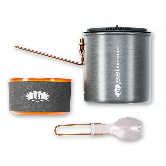 GSI Halulite Soloist popote solo 1 personne avec spork