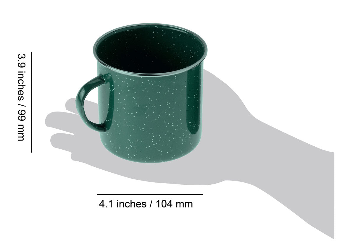 GSI Enamelware Pioneer tasse émaillée bleue 710 ml