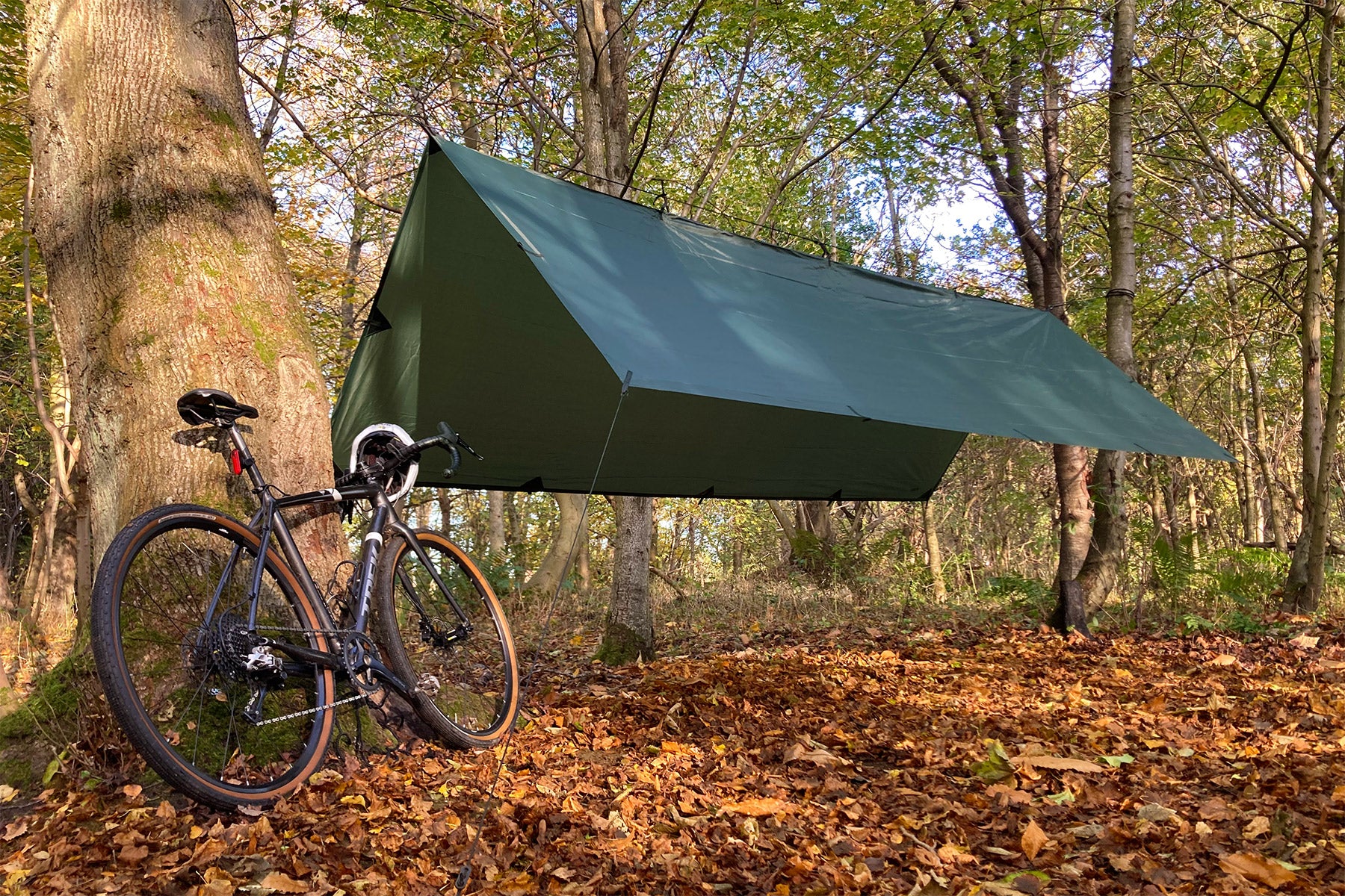 DD Hammocks Tarp XL bâche 4,5x3 m Vert olive