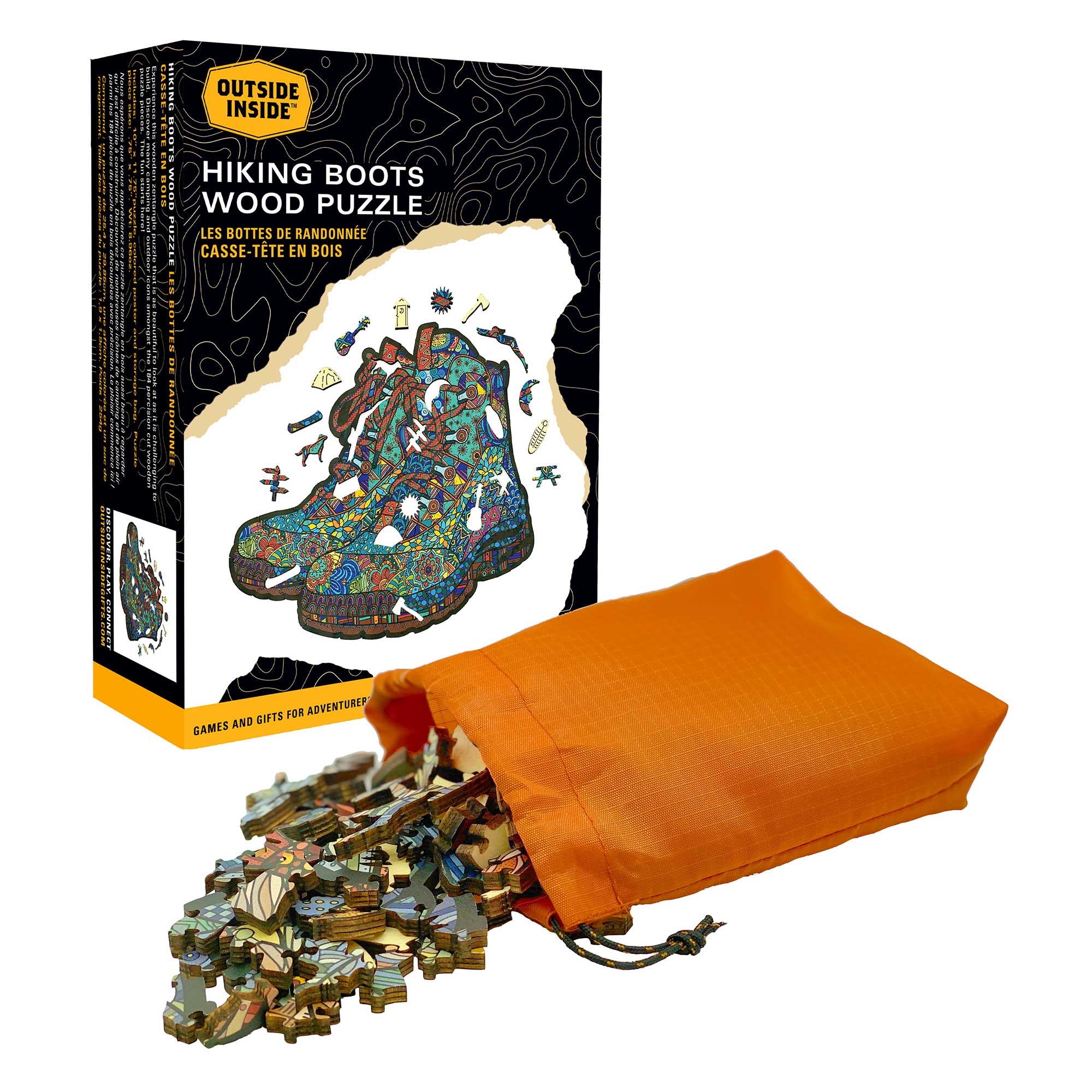 GSI Outdoor Games Puzzle Bois Chaussures Rando 188 P.