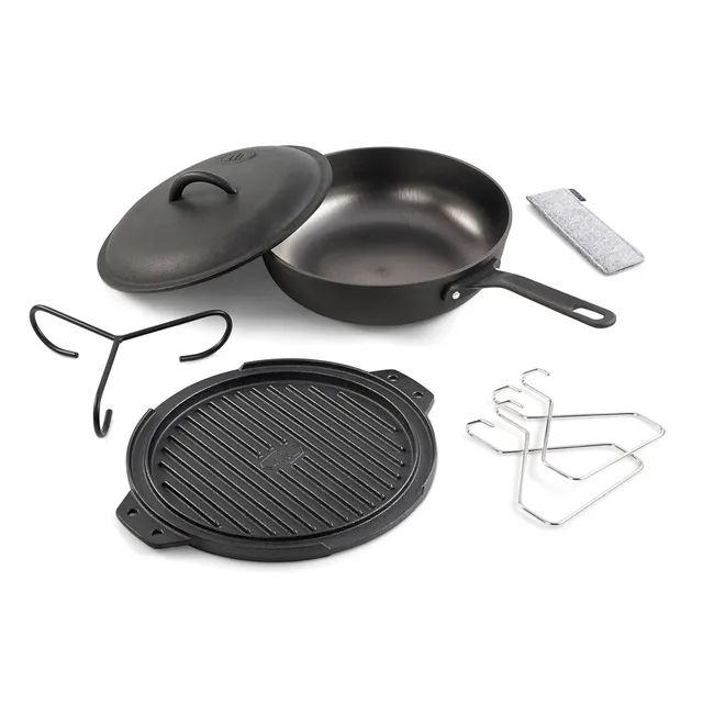 GSI Guidecast 10" set fonte poêle 25 cm feu de camp