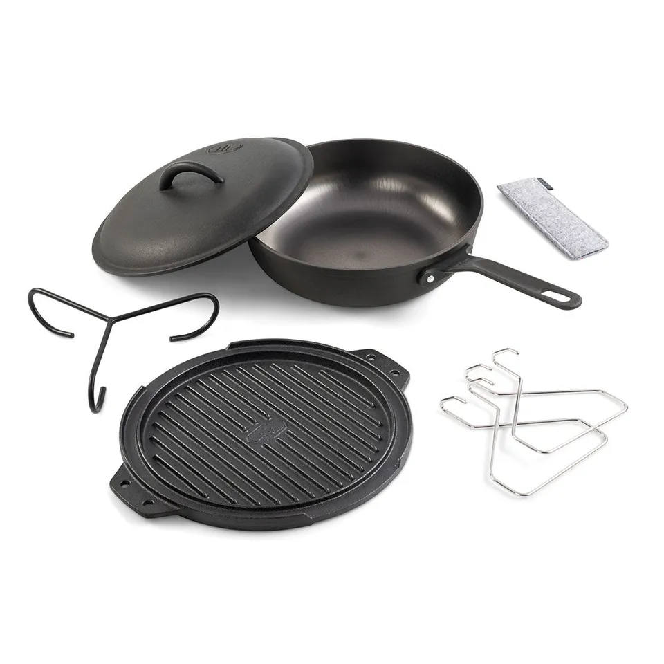 GSI Guidecast 10" set fonte poêle 25 cm feu de camp