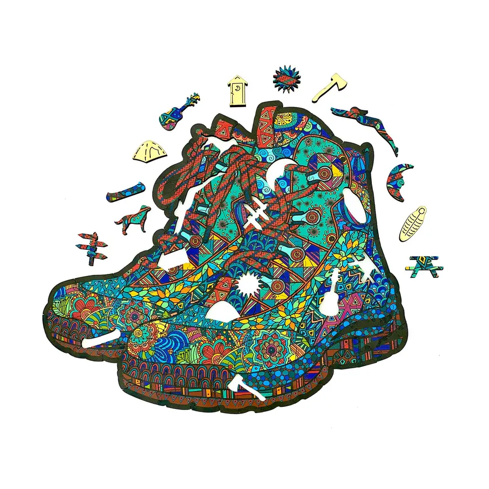 GSI Outdoor Games Puzzle Bois Chaussures Rando 188 P.
