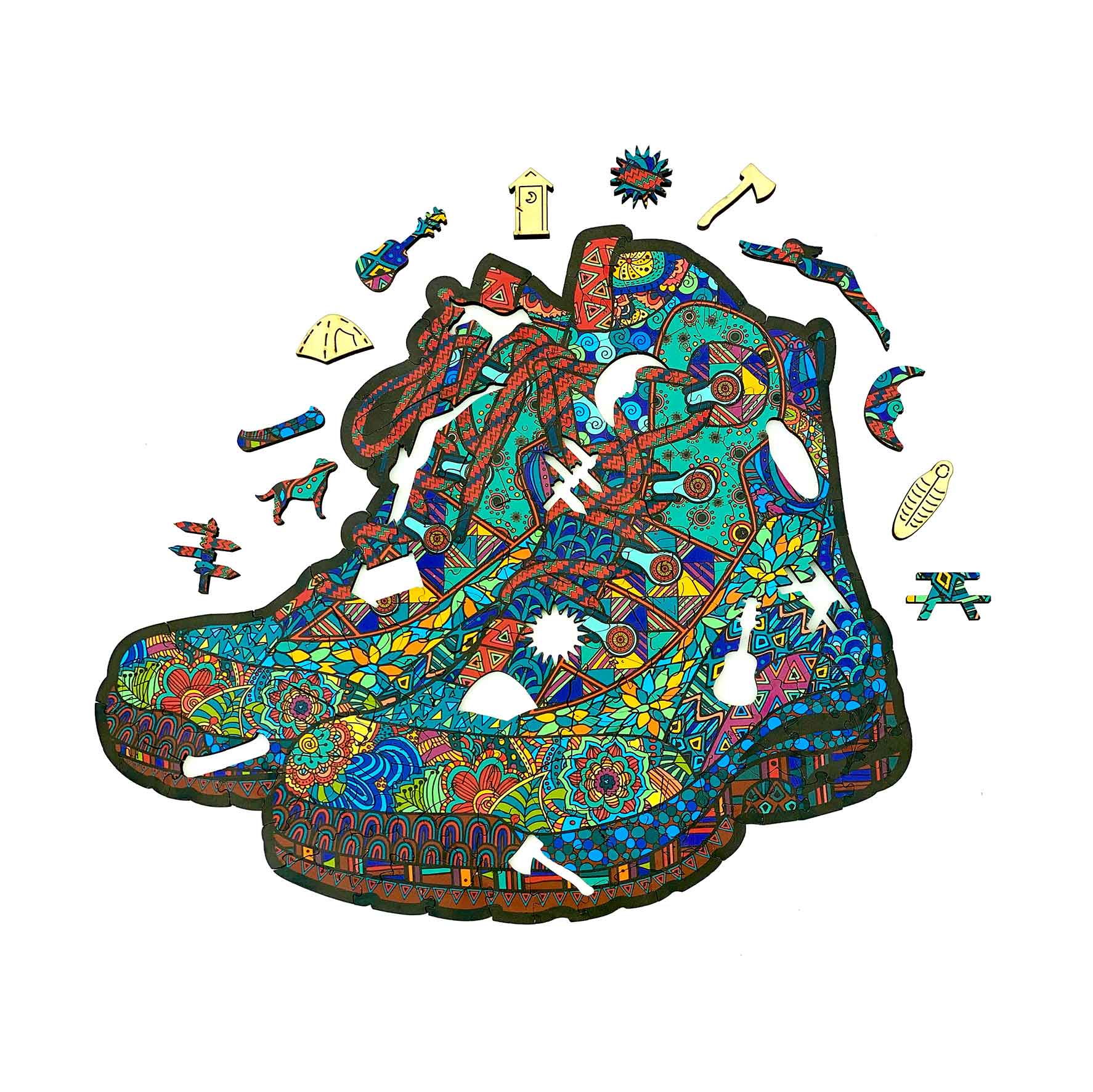 GSI Outdoor Games Puzzle Bois Chaussures Rando 188 P.