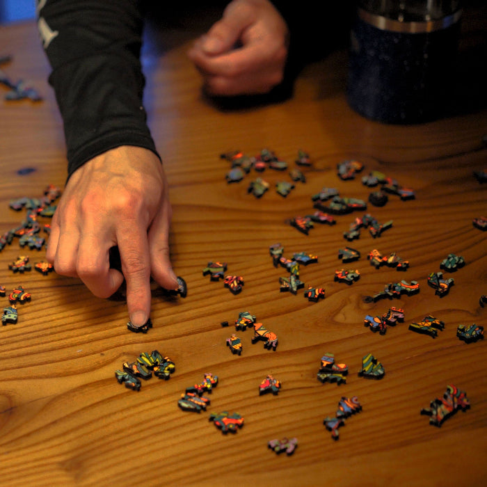GSI Retro Trailer puzzle bois 188 pièces