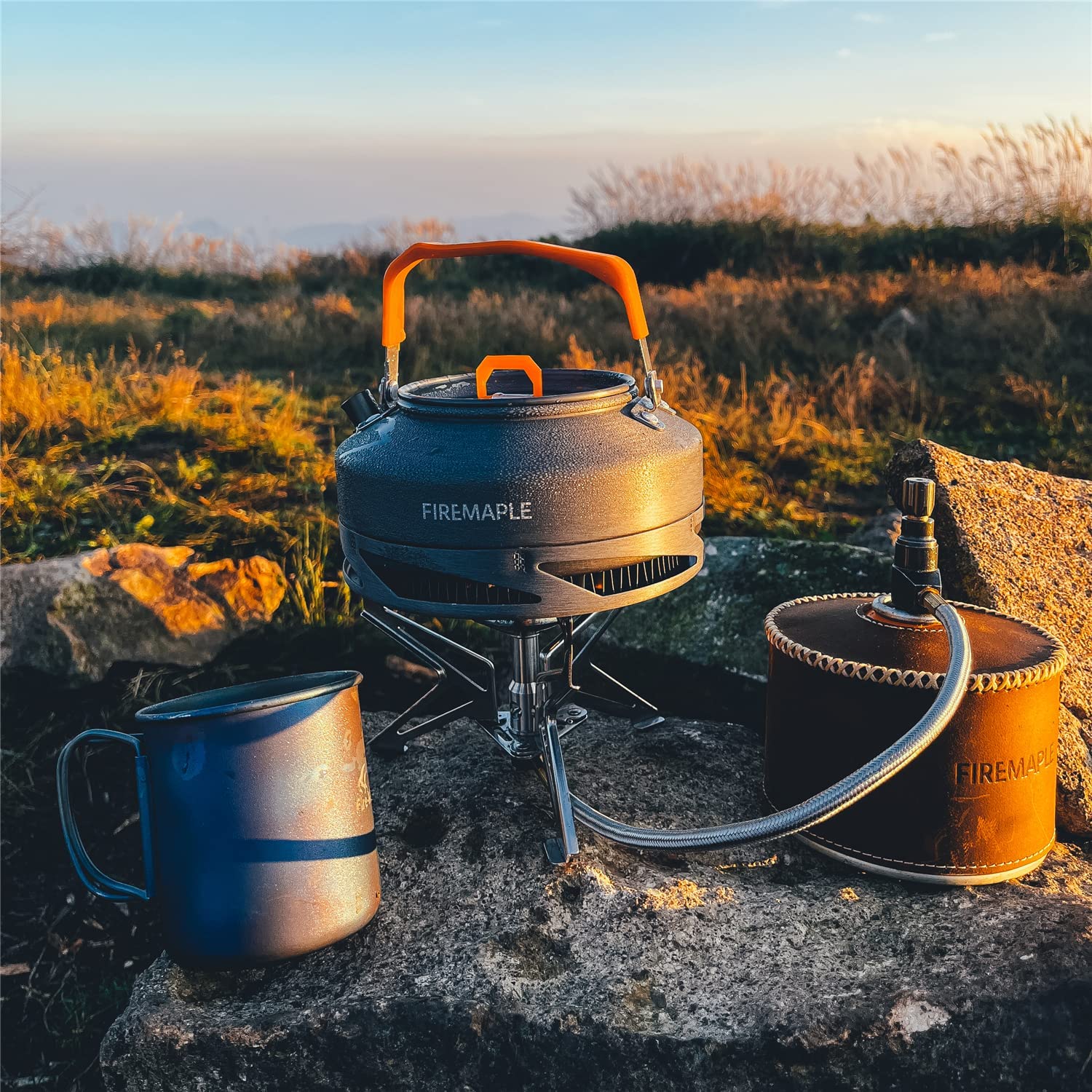 FireMaple Polaris réchaud gaz déporté régulé 2,9 kW hiver