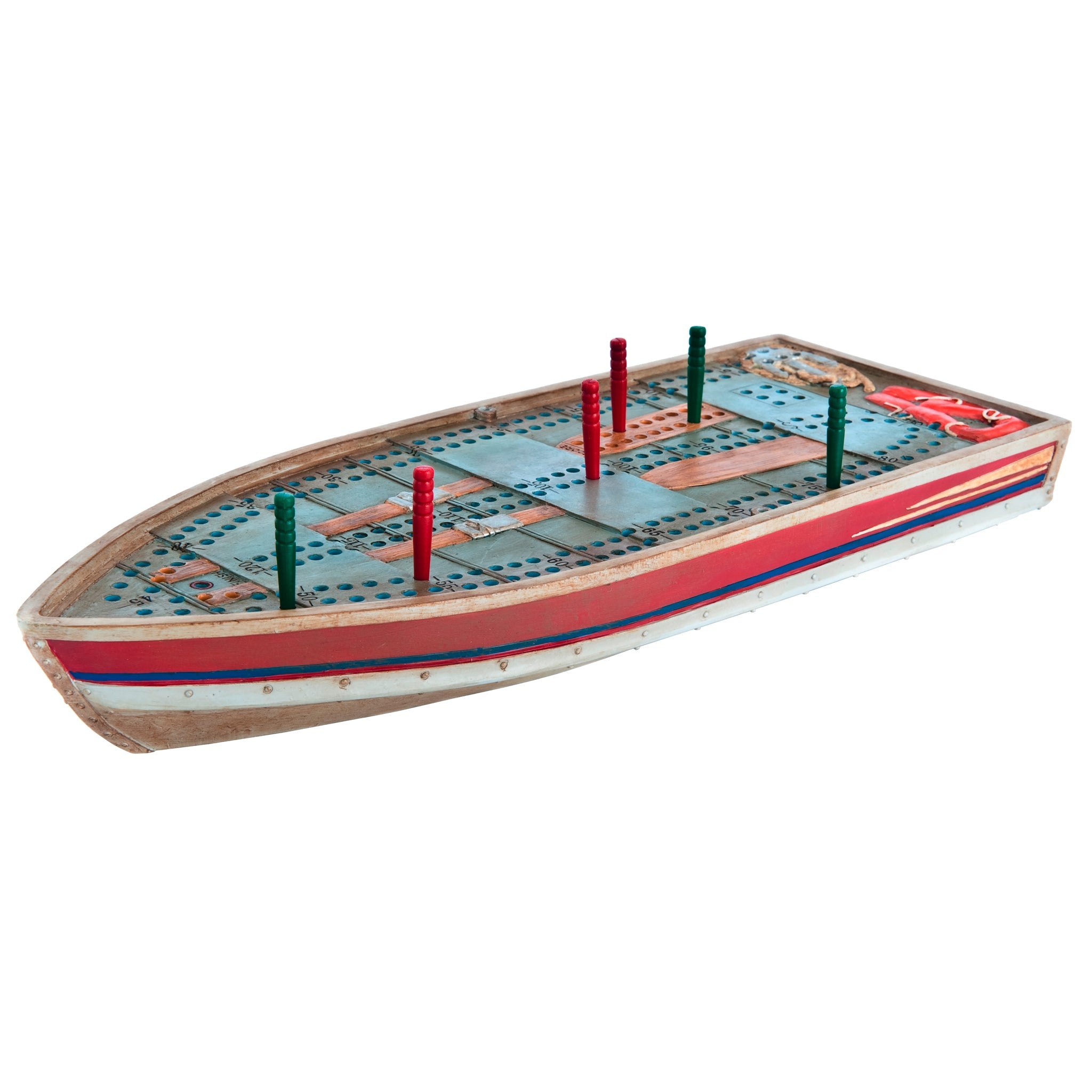 GSI Outdoor Games Tin Boat jeu de cribbage bateau