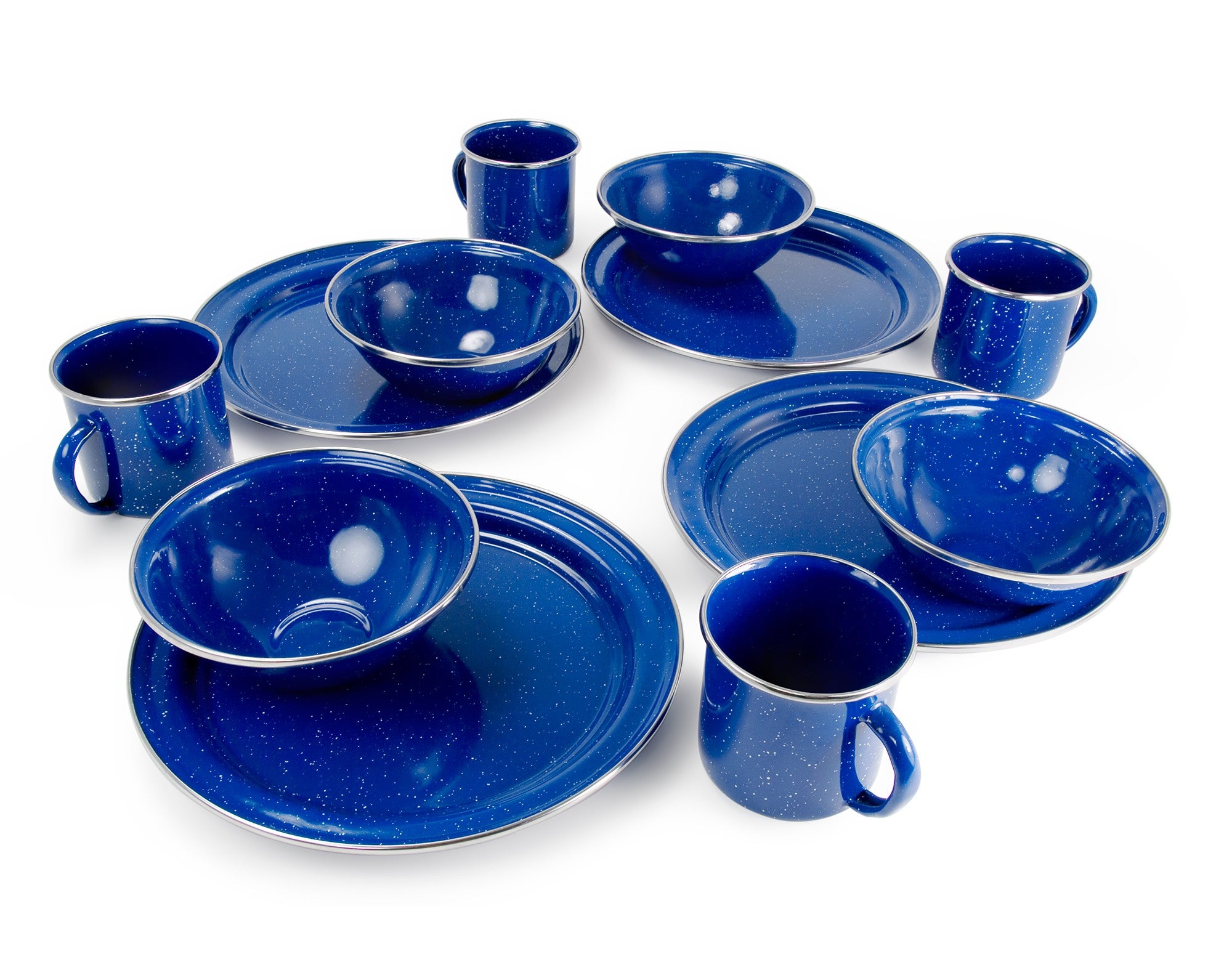 GSI Pioneer service table émaillé 12 pcs 4 pers