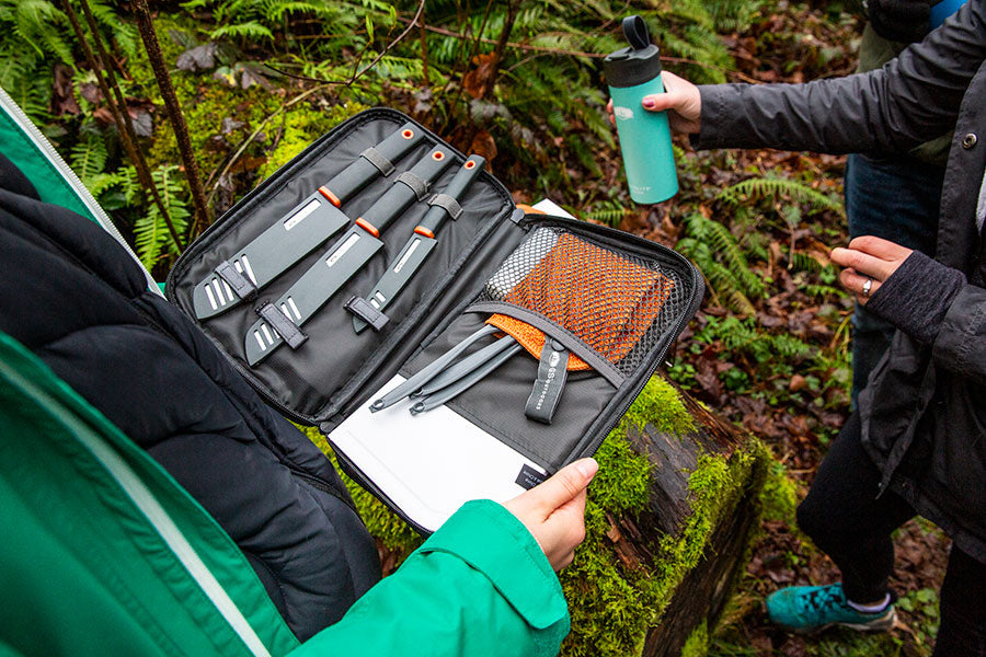 GSI Santoku set couteaux camping avec étui
