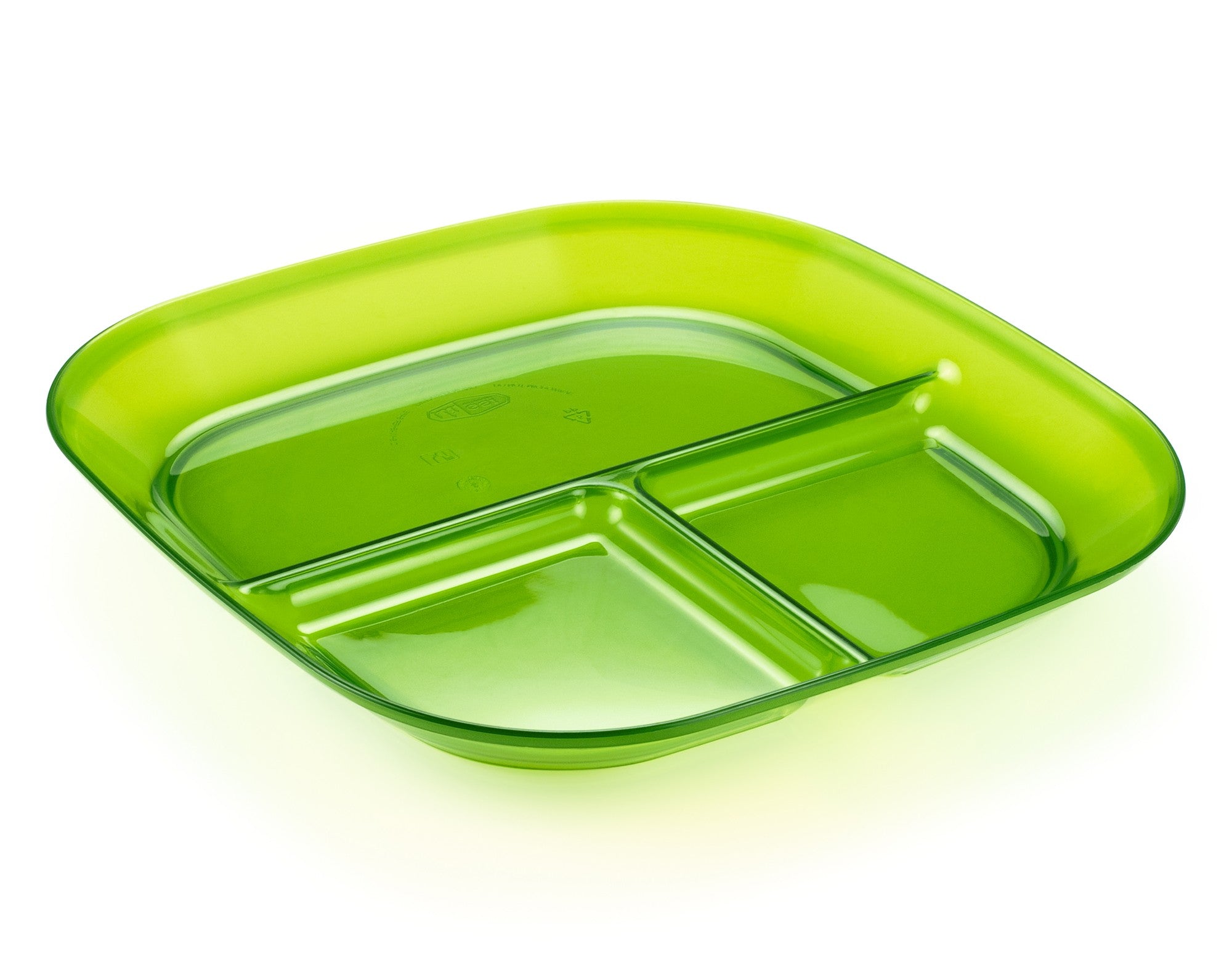 GSI Infinity Assiette Compartimentée Bleue Légère