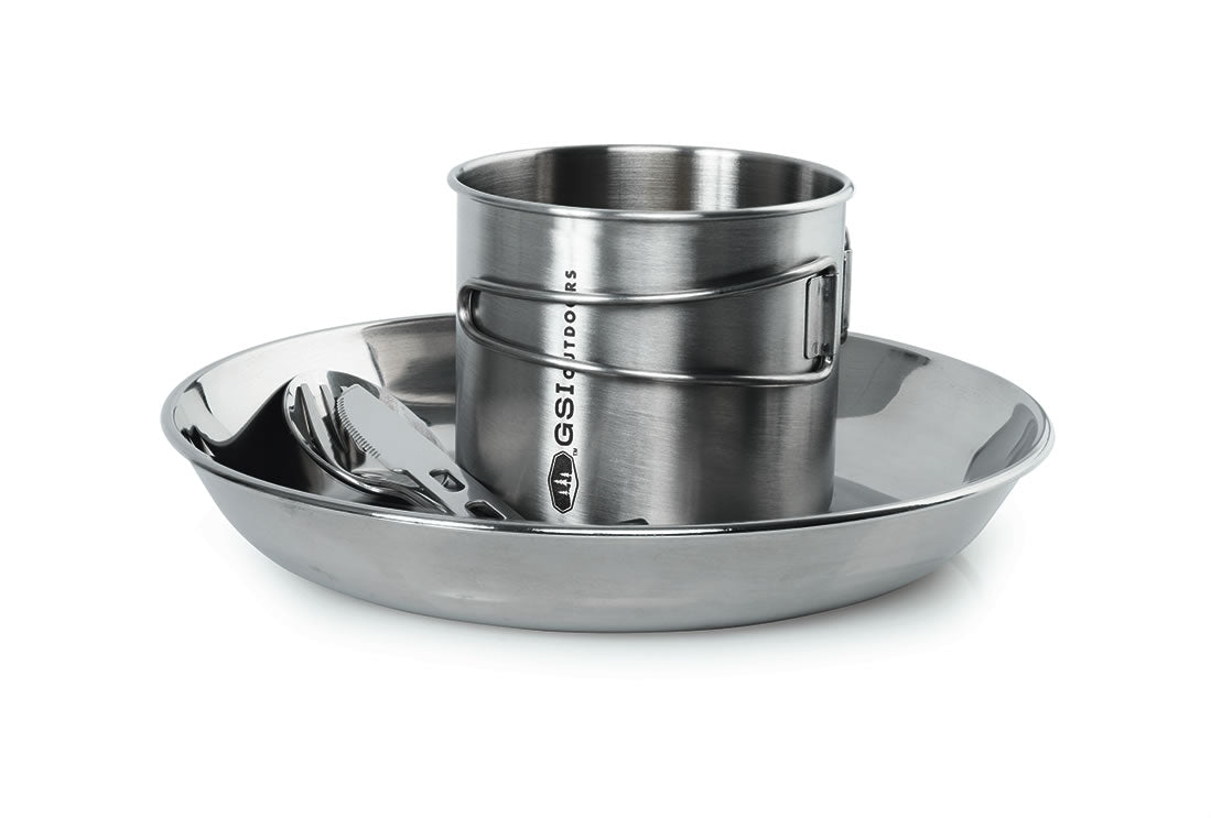 GSI Glacier set popote inox 1 personne + tasse 600 ml