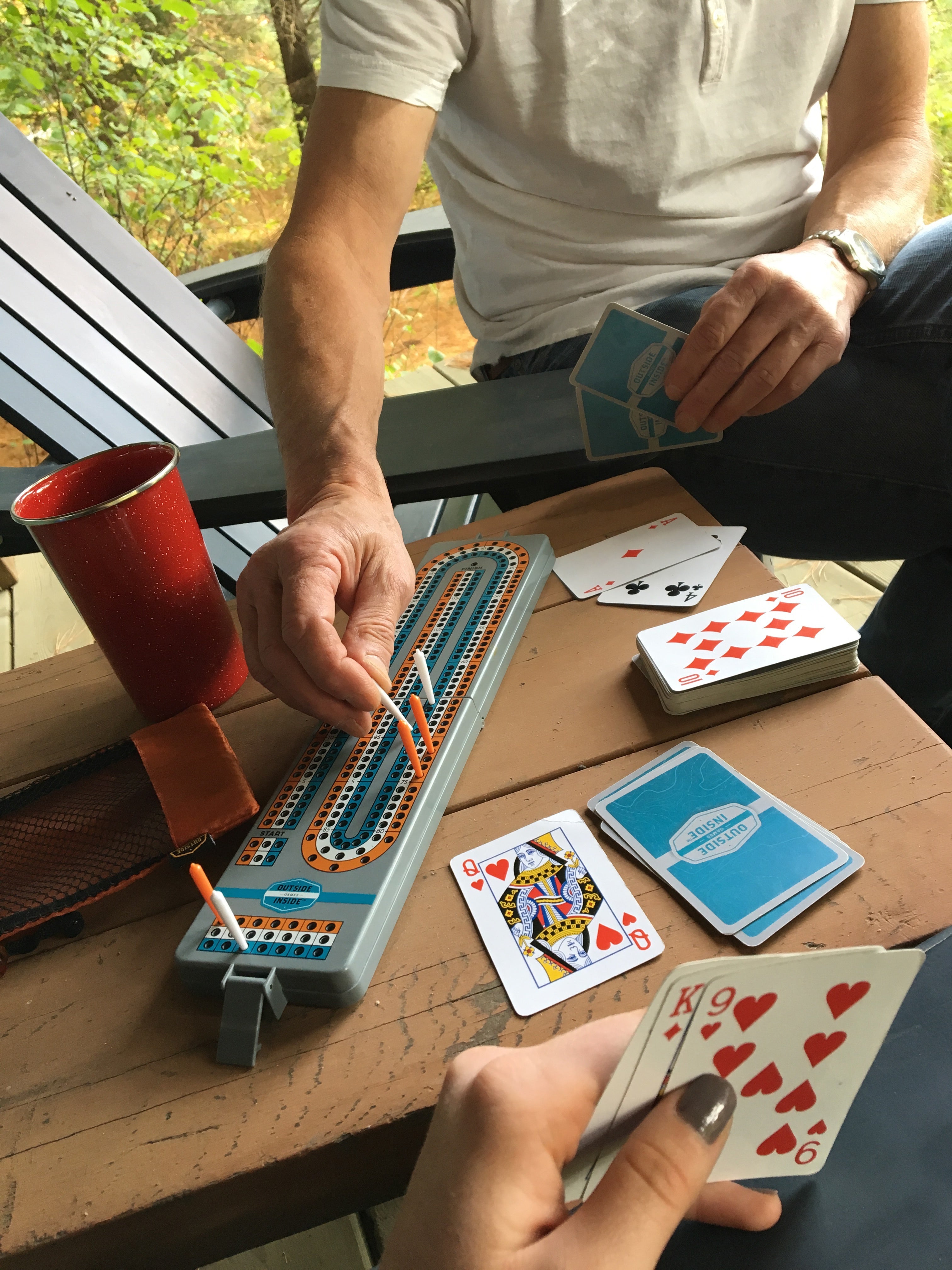 GSI Backpack jeu de cribbage pliable 2 joueurs