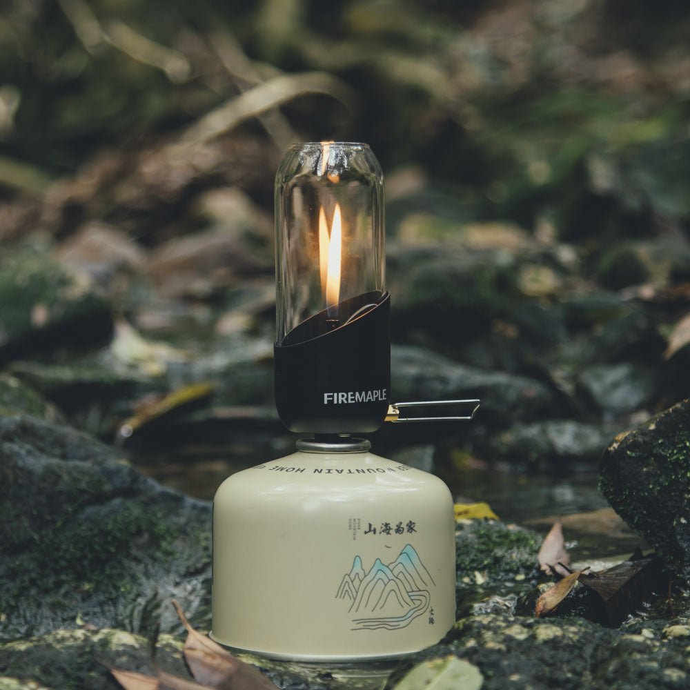 FireMaple Orange Black Edition lanterne gaz camping