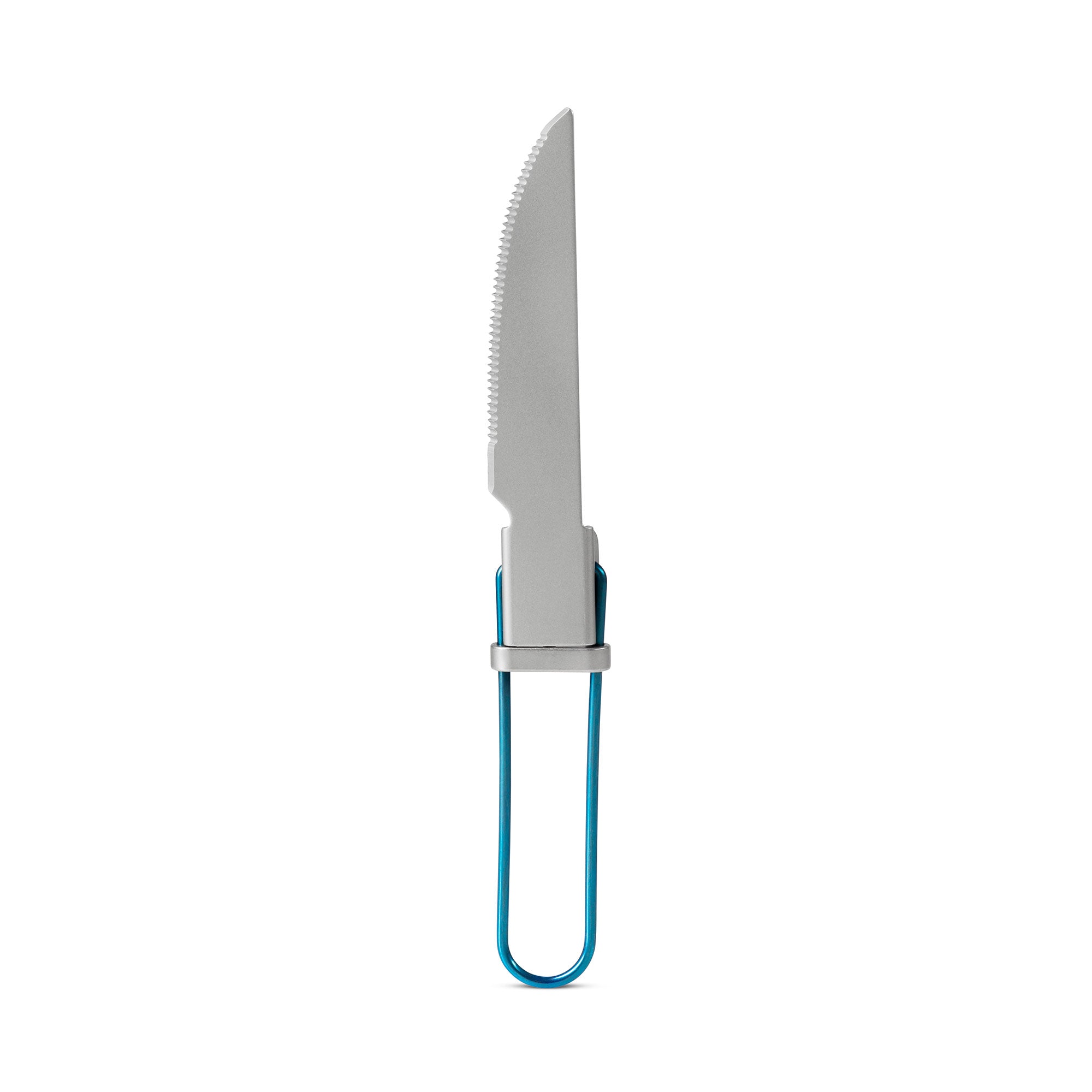 GSI Glacier couteau pliant inox lame dentée