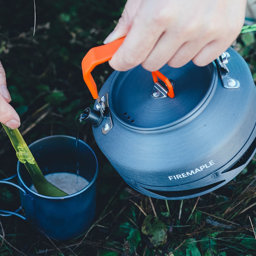 FireMaple Feast set popote camping 3 pièces échangeur chaleur