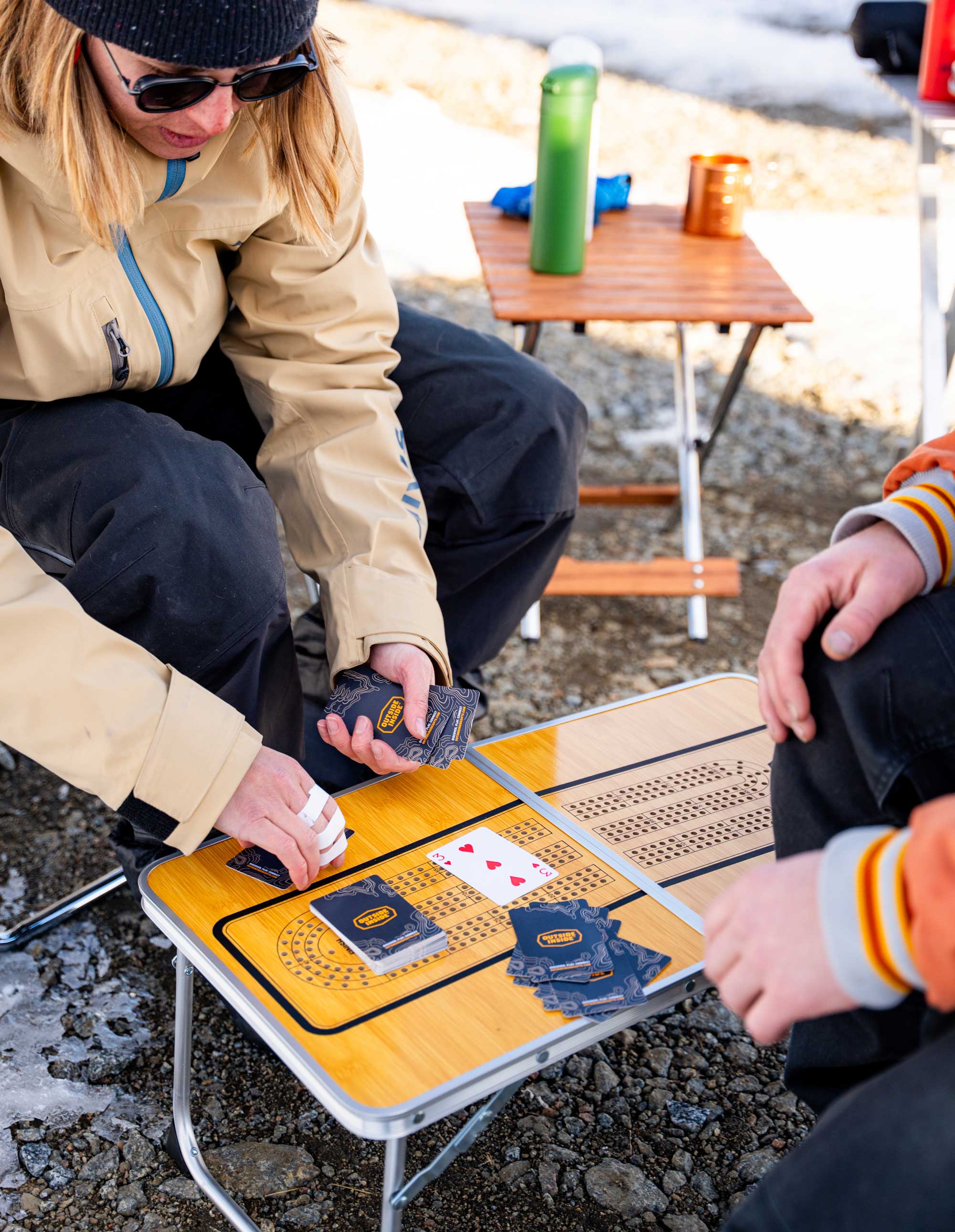 GSI Outdoor Games table cribbage jeu de camp