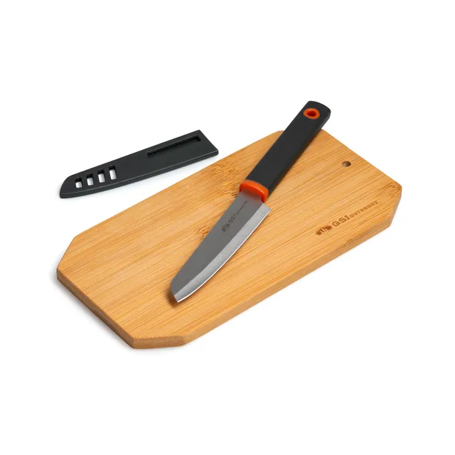 GSI Santoku set couteau + planche bambou bivouac