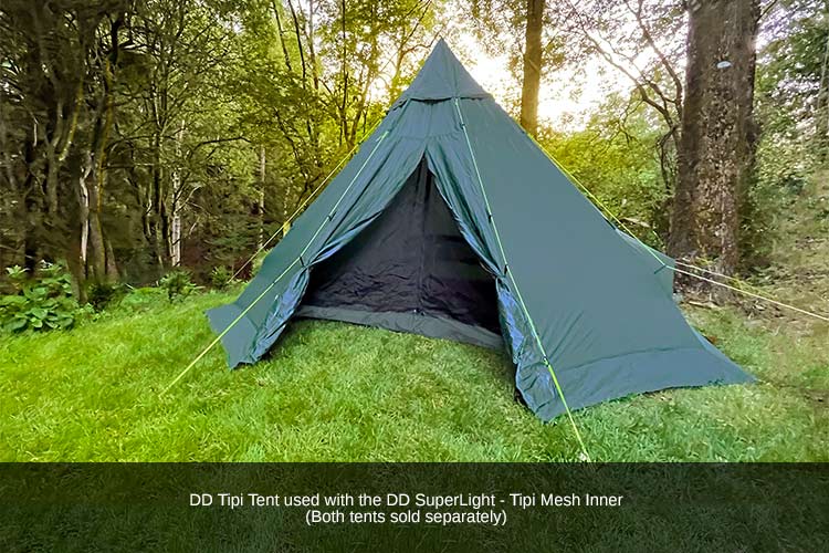 DD SuperLight Tipi tente intérieure moustiquaire 3 places