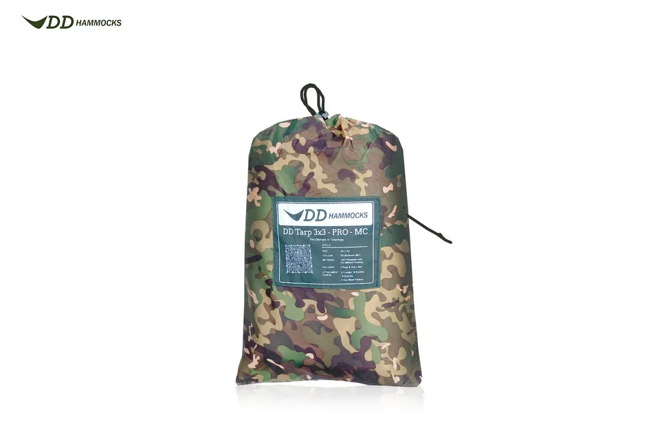 DD Tarps Tarp 3x3 PRO MC Bâche 3 m Étanche 3000 mm