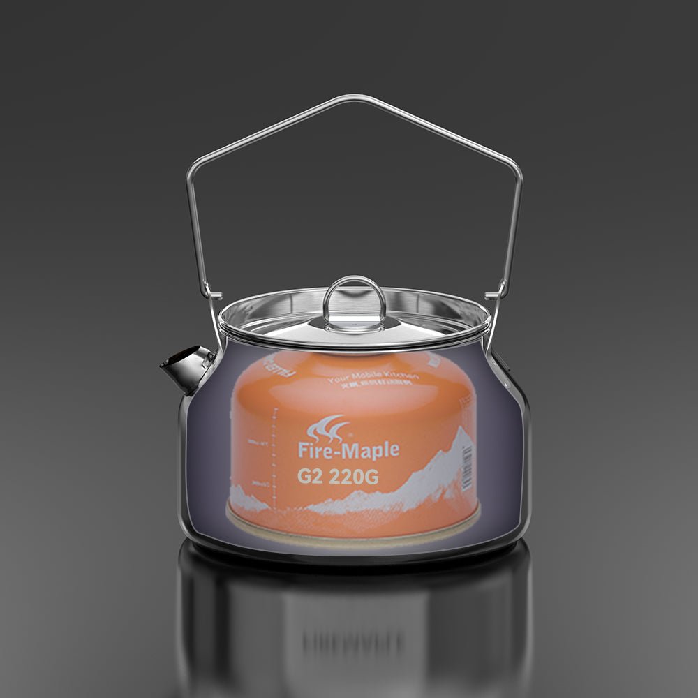 FireMaple Antarcti bouilloire inox 1,2 L feu de camp
