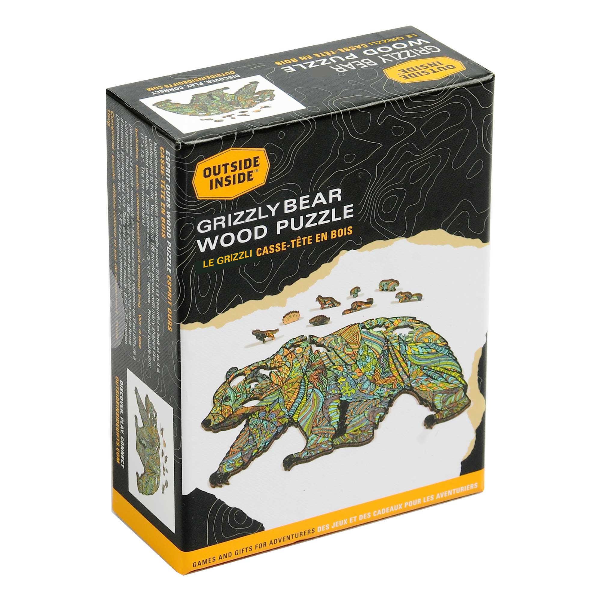 GSI Outdoor Games puzzle bois ours grizzly 188 pièces