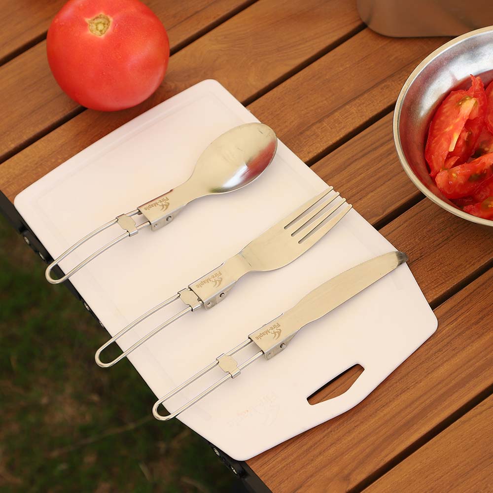 FireMaple FMT-803 Set couverts pliants inox camping