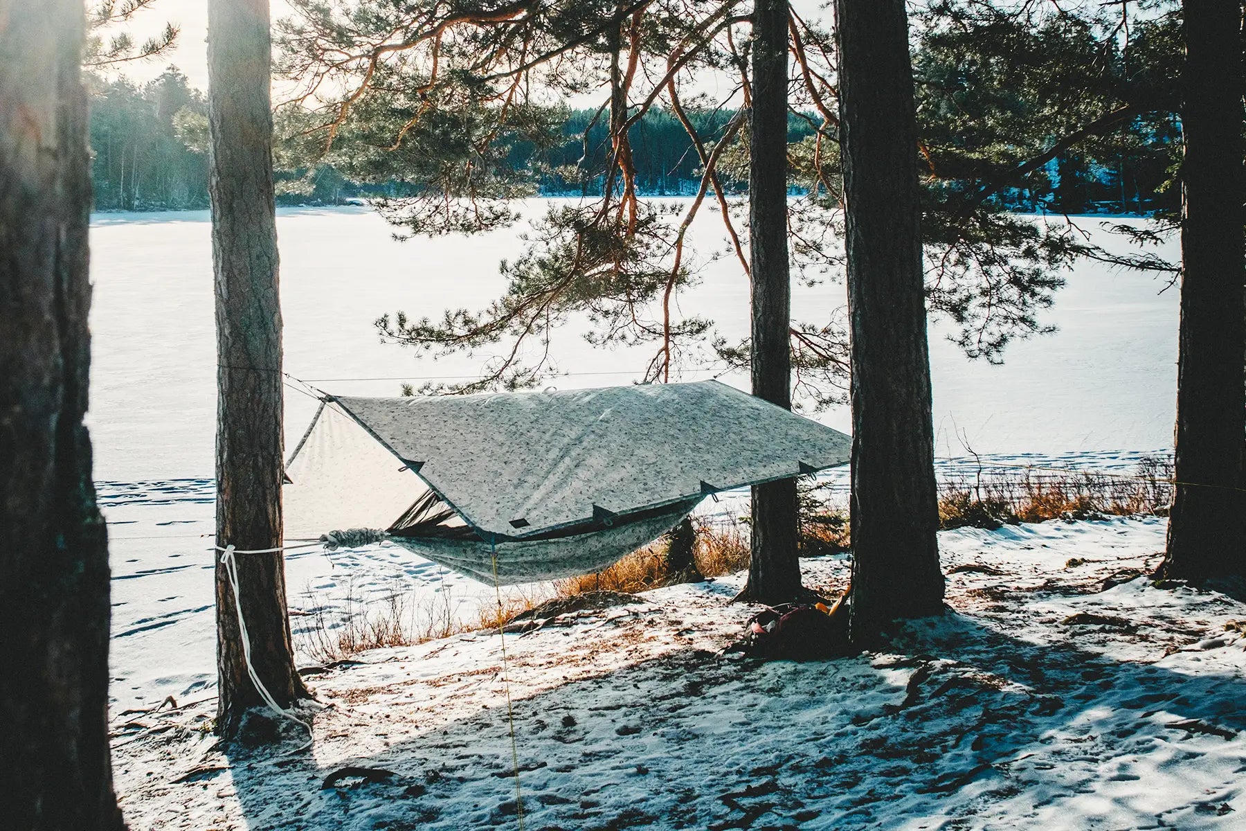 DD Hammocks Tarp 3x3 bâche camping Winter MC