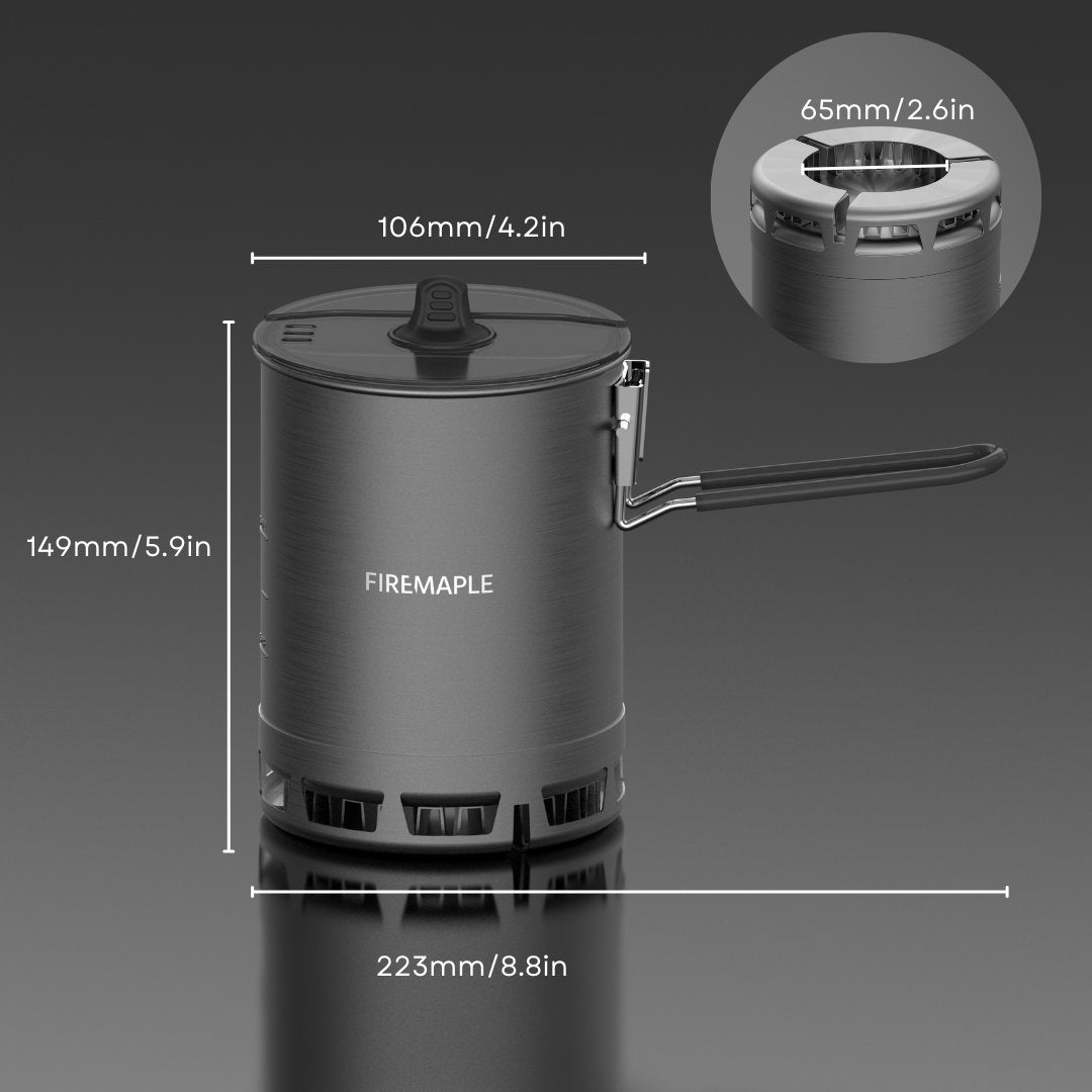 FireMaple Petrel G3 600ml kit popote + réchaud Hornet II