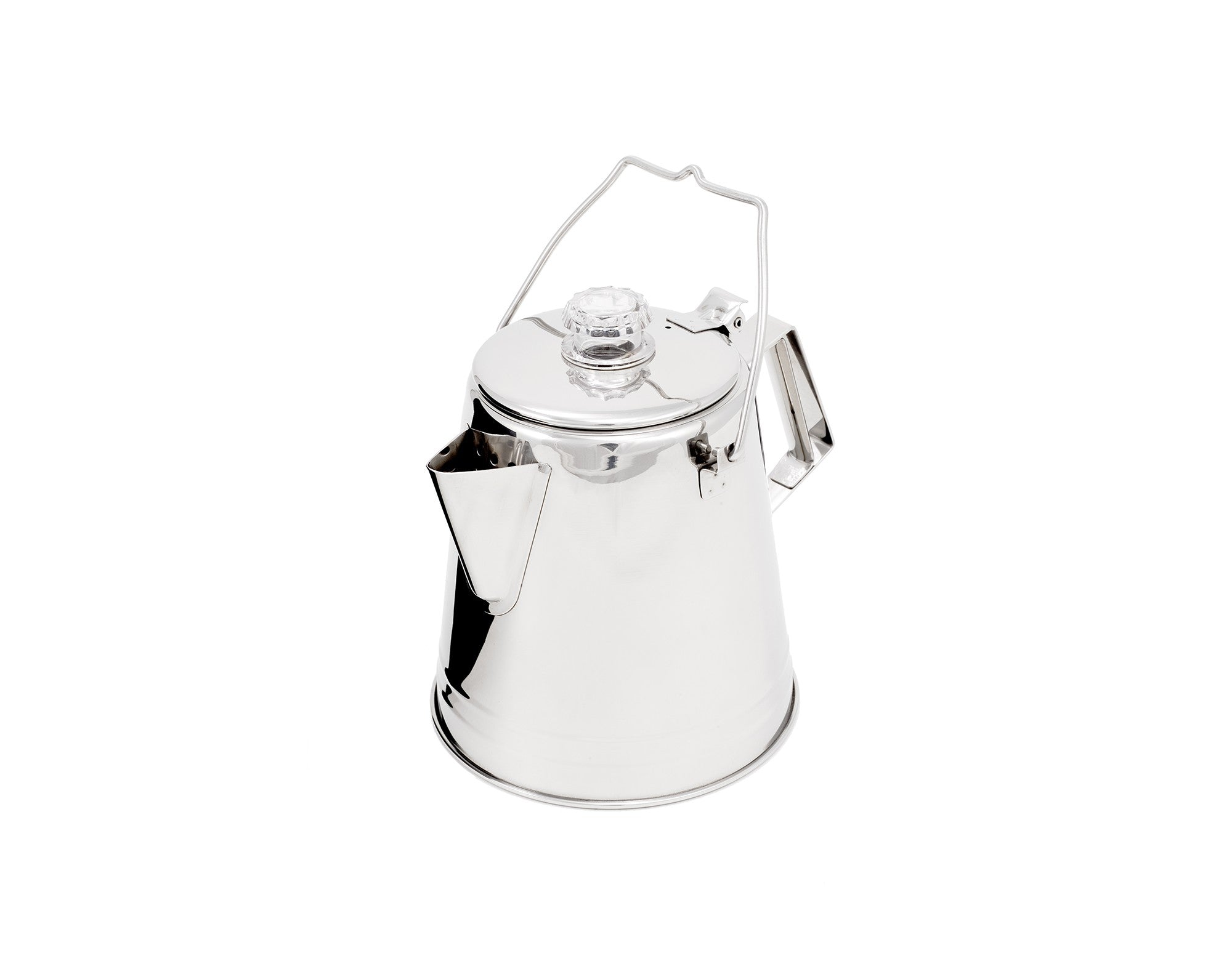 GSI Glacier percolateur café inox 14 tasses feu et réchaud