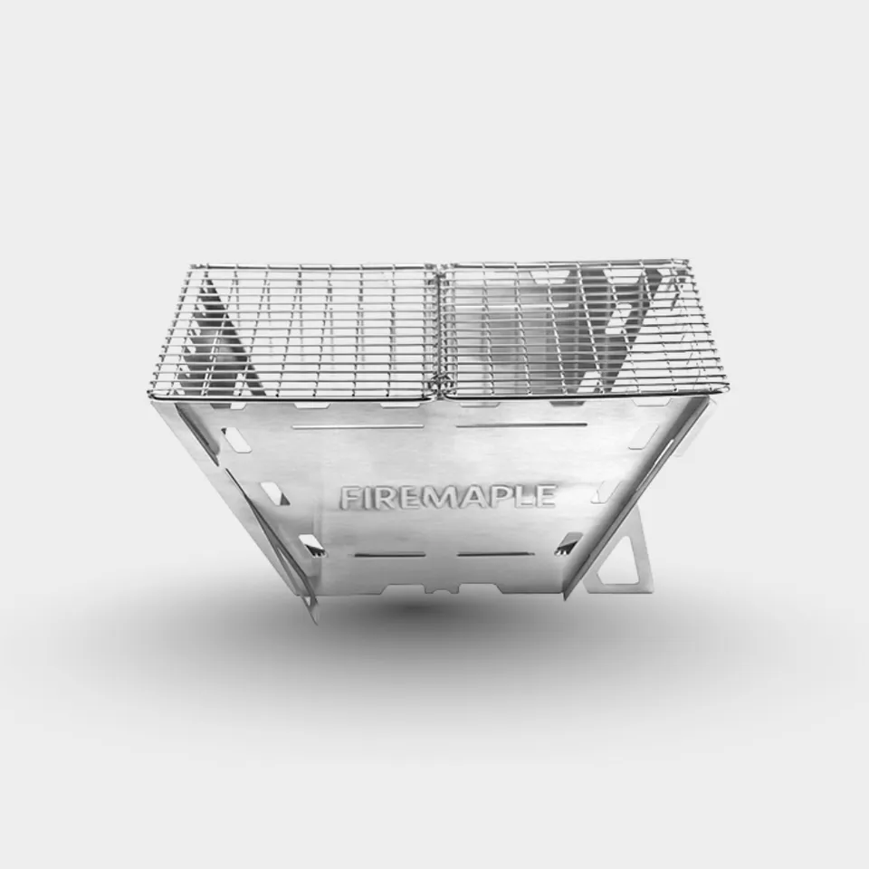 FireMaple Maverick réchaud bois carré pliable avec grille