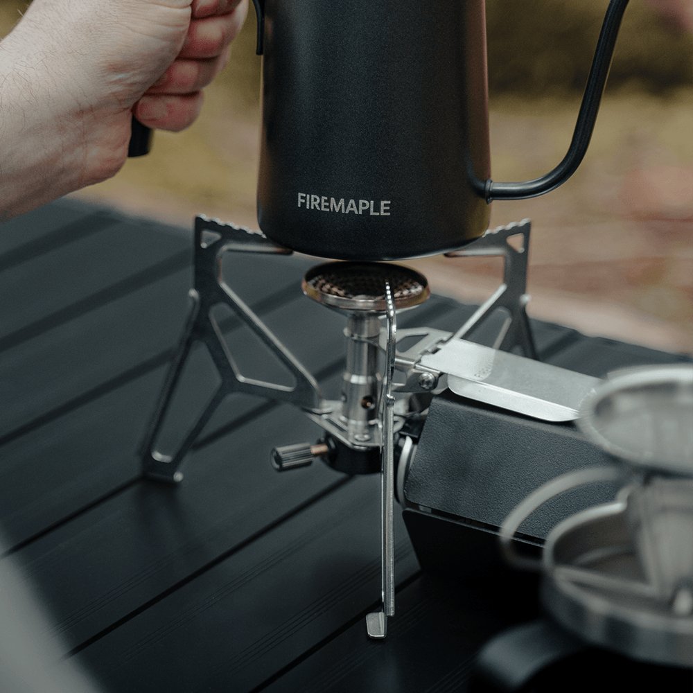 FireMaple Trident Réchaud butane cassette pliable inox