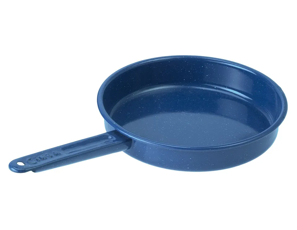 GSI Enamelware Poêle Bleue Acier Émaillé