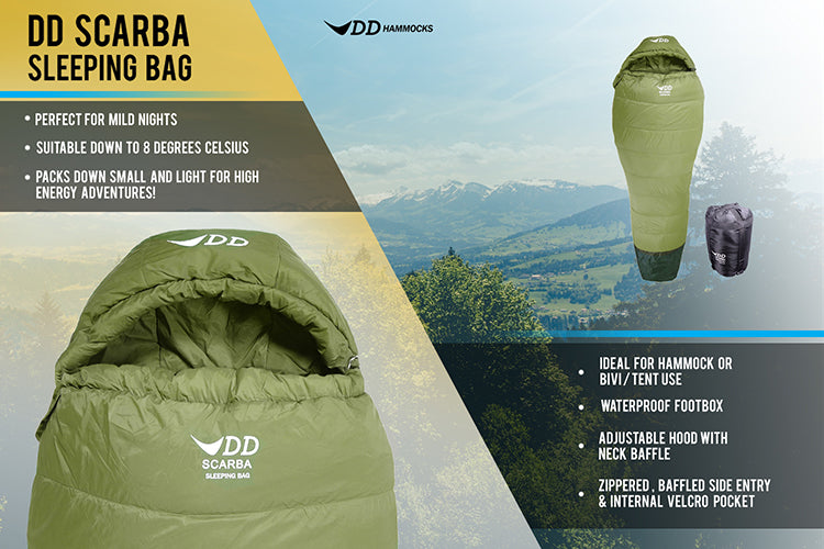 DD Scarba Regular sac de couchage été léger 8°C