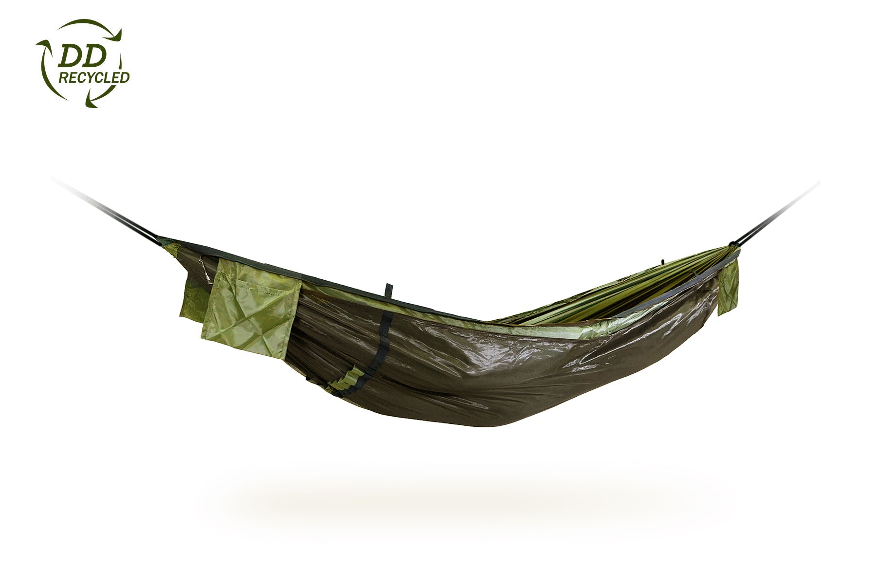 DD Frontline hamac recyclé olive drab moustiquaire