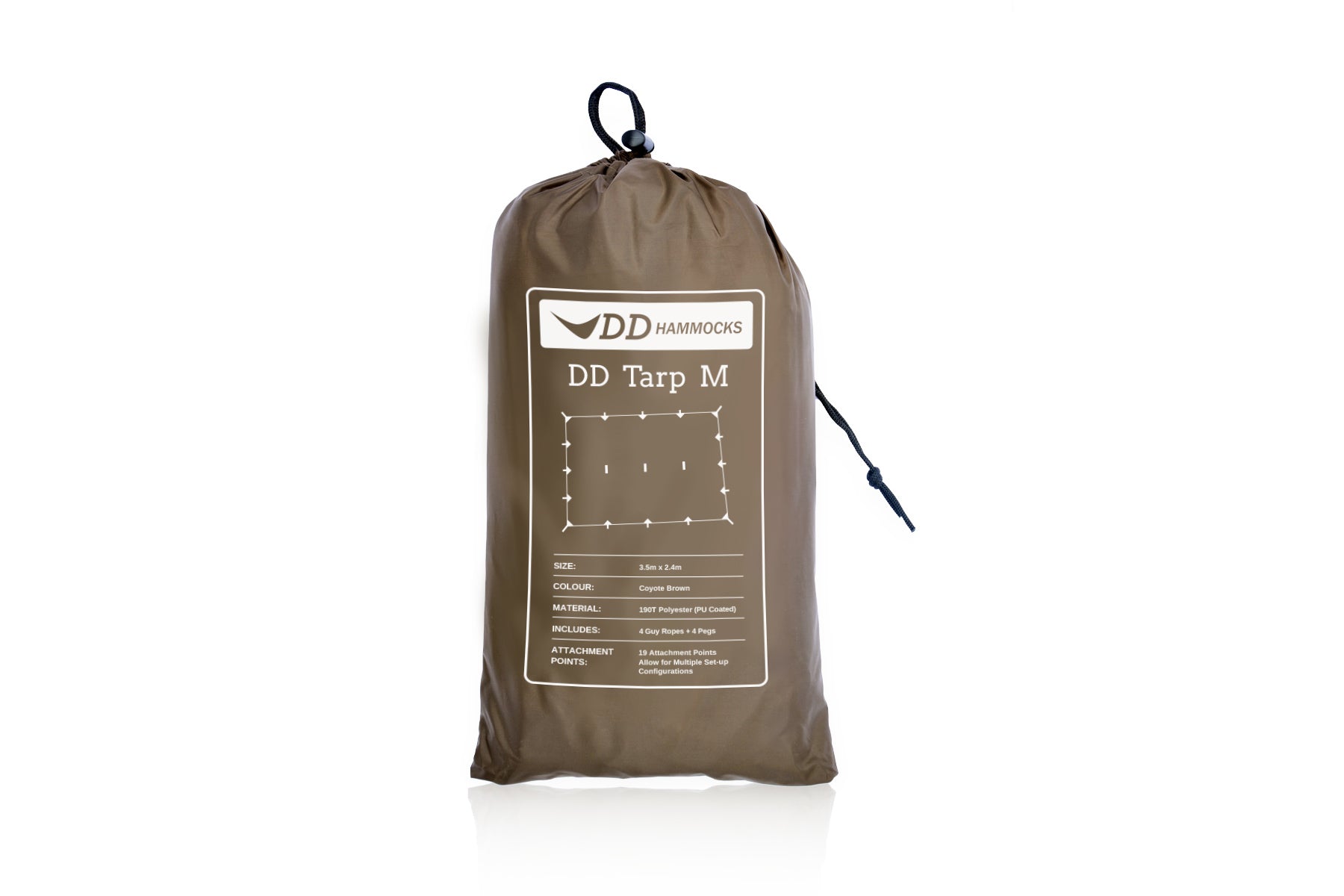 DD Tarp M bâche hamac vert olive 1 place