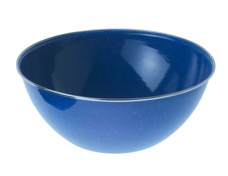 GSI Enamelware Pioneer 9.5 Mixing Bowl saladier bleu