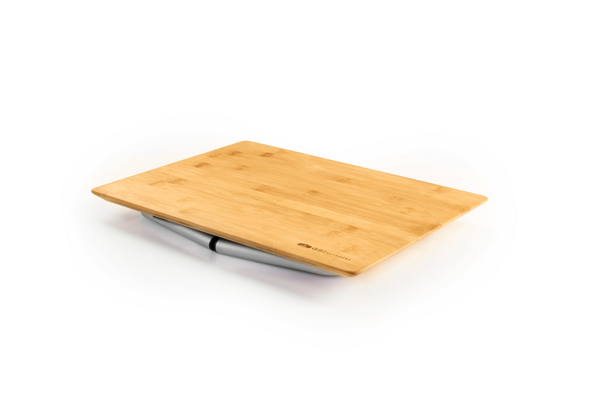 GSI Rakau table pique-nique bambou pliante porte-verres
