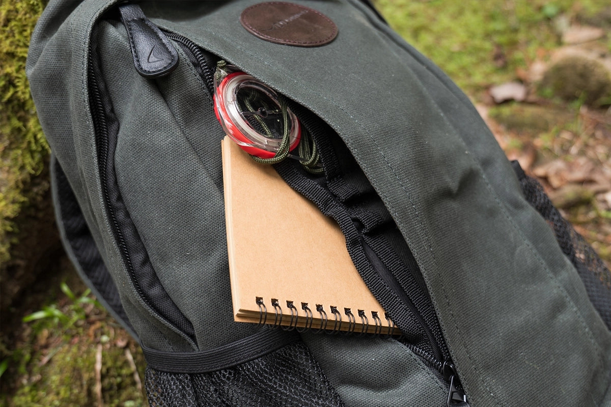 DD Quest Rucksack sac à dos 24 L olive toile cirée