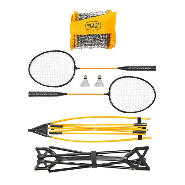 GSI Basecamp set badminton filet 2 raquettes compact