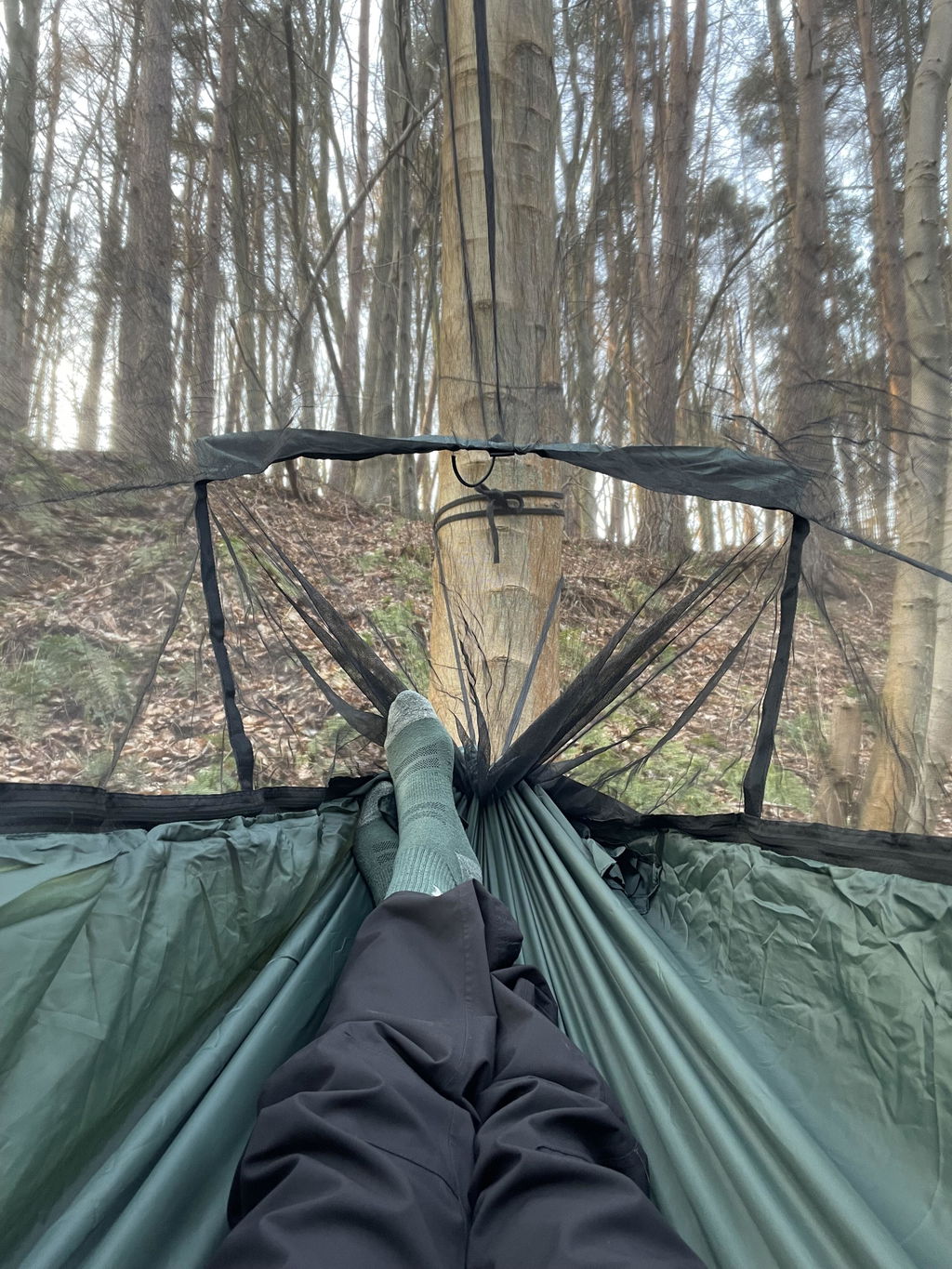 DD Hammocks Frontline hamac camping moustiquaire olive