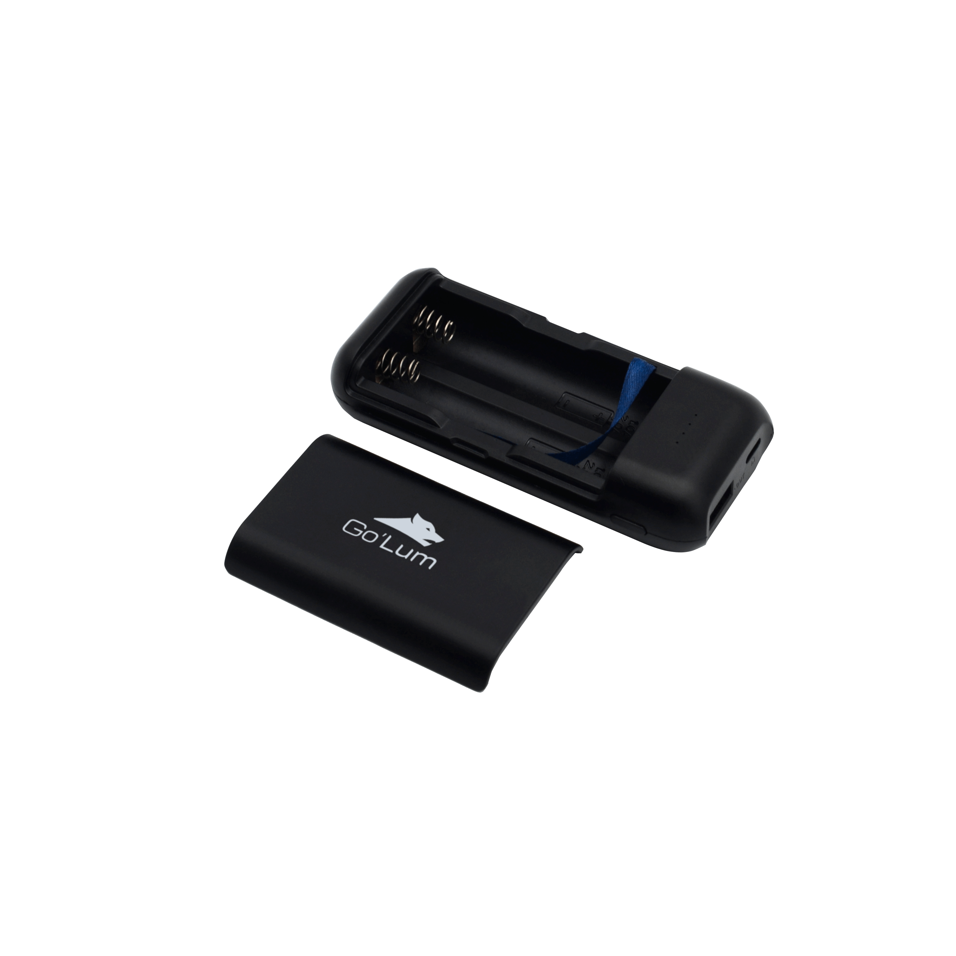 Go'Lum Accessoires Chargeur Power Bank USB-C 2 batteries