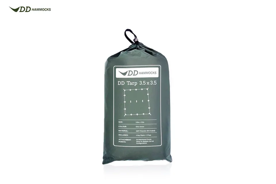 DD Tarp 3.5x3.5 bâche hamac vert olive imperméable