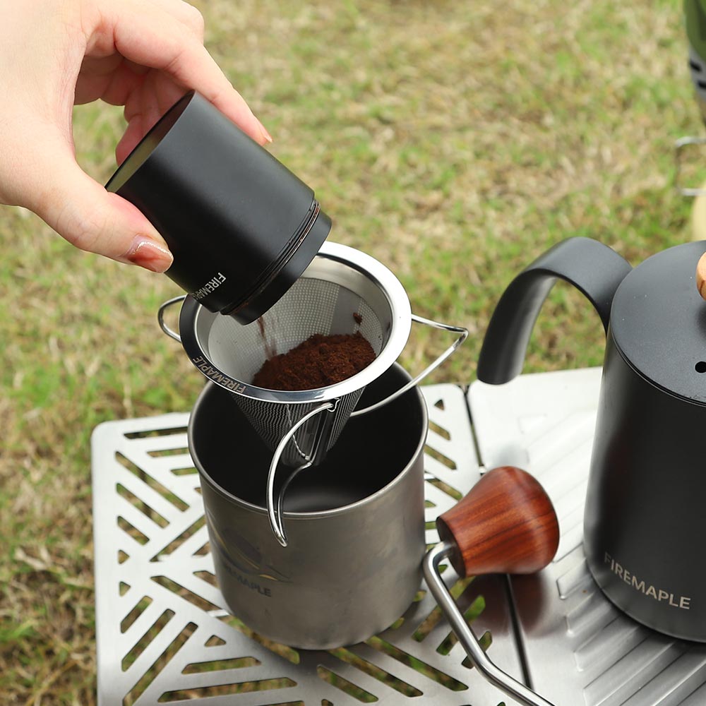 FireMaple Antarcti filtre café camping inox pliable