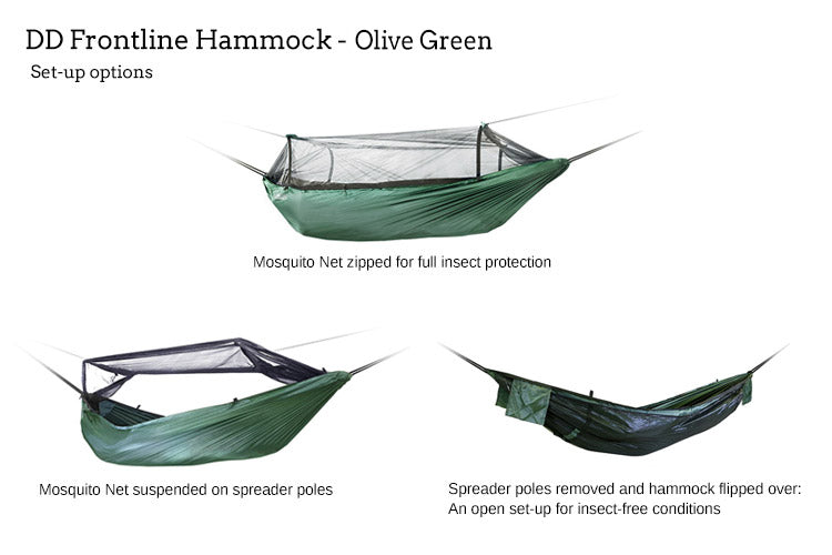 DD First Night Combo hamac complet Olive Green