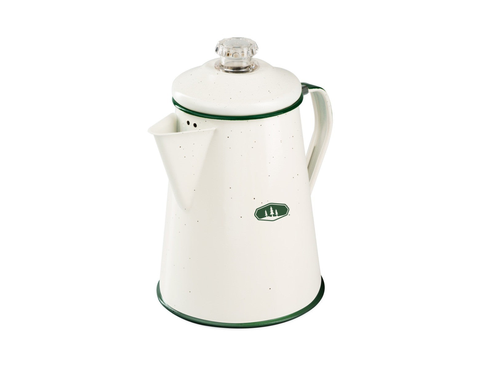 GSI Camp Coffee percolateur 8 tasses émail crème